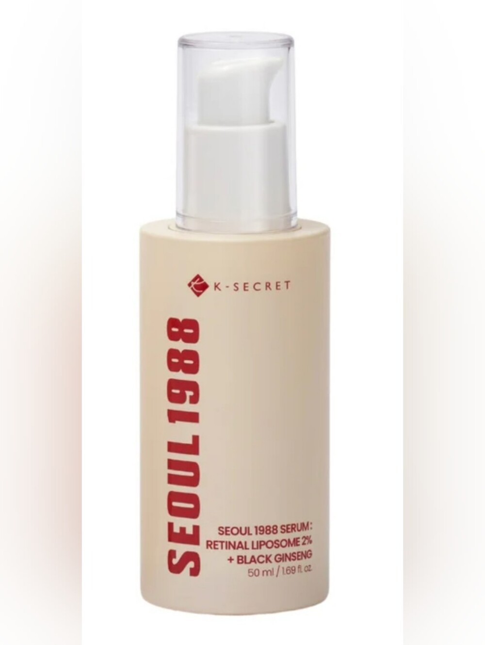 Seoul 1988 Retinal Liposome 2% + Black Ginseng Serum 1.69 fl oz 50 mL Korea